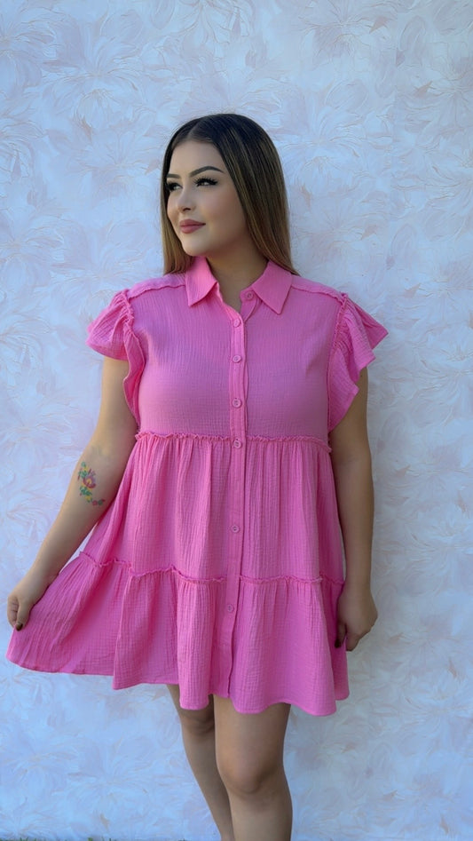 Pink Mini Dress